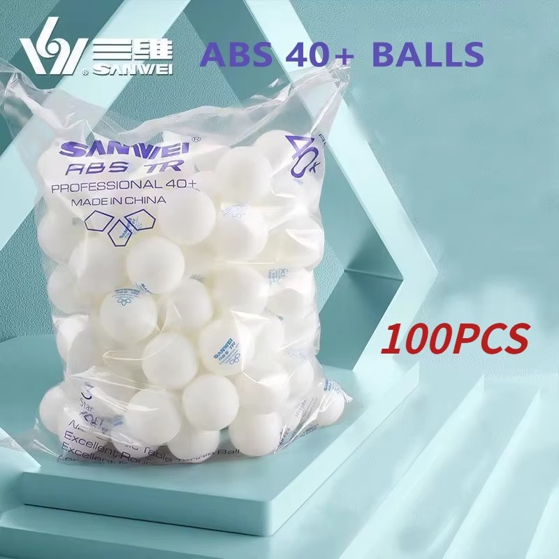 Table Tennis Olympics - 50/100pcs SANWEI TR 3 Star Table