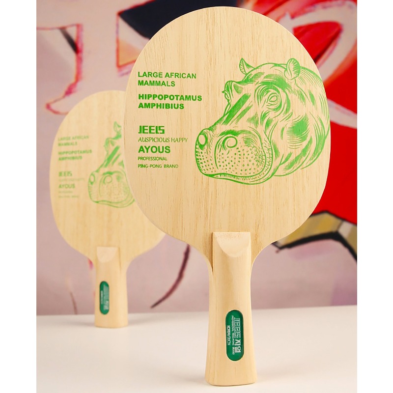 JEELS Green Hippo 1 Ply Ayous  - огляд і ціна Table Tennis In Japanese