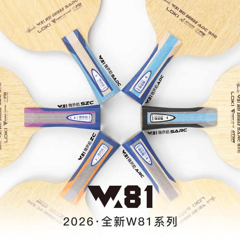 LOKI W81 Series Wei Shihao Tab - огляд і ціна Table Tennis Loki